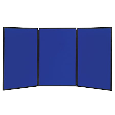 Quartet® ShowIt® 3-Panel Presentation System For Tabletop/Floor Display