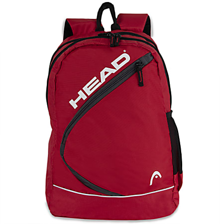 HEAD Nova Backpack With 15 Laptop Pocket Red - Office Depot