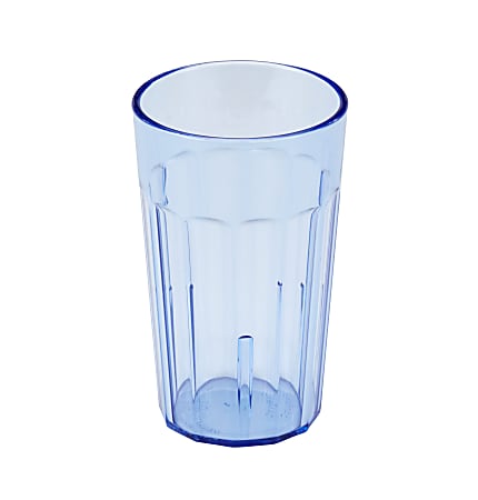 Cambro Newport Styrene Tumblers, 10 Oz, Slate Blue, Pack Of 36 Tumblers