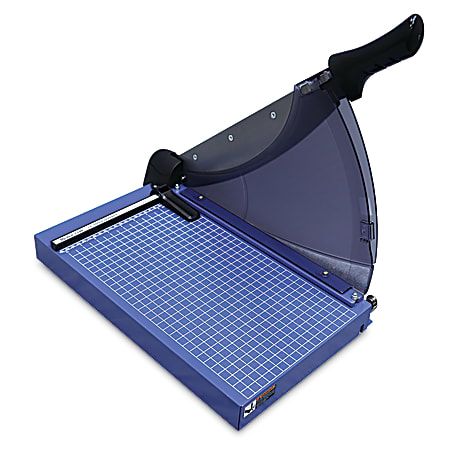 United Professional Guillotine Paper Trimmer, T14P, 14”, Blue