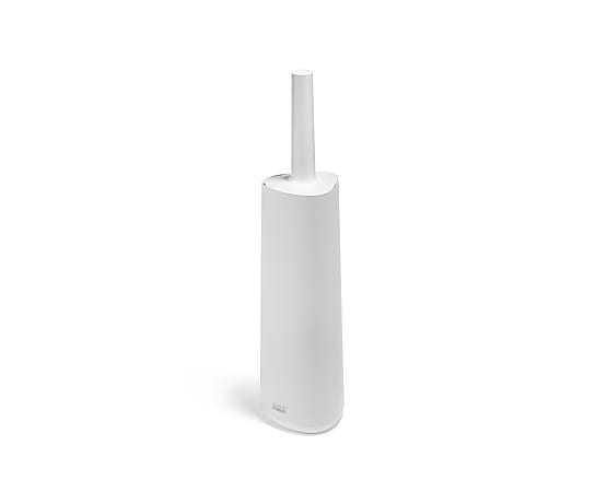Joseph Joseph Anti-Drip Toilet Brush And Holder, White, Total Qty 1