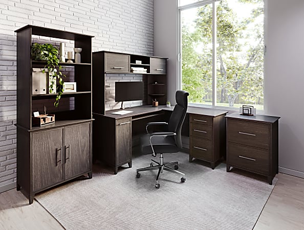 Drawerケヌキサイドポケットプルオーバー Bush Furniture Somerset 2 Drawer Lateral File Cabinet - WC81980