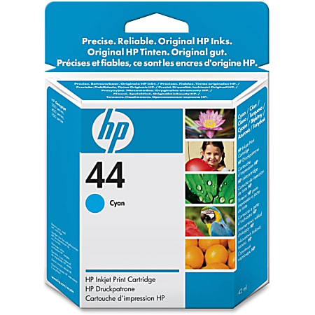 HP 44, Cyan Ink Cartridge (51644C)