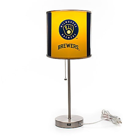 Imperial MLB Table Lamp, 19"H, Milwaukee Brewers