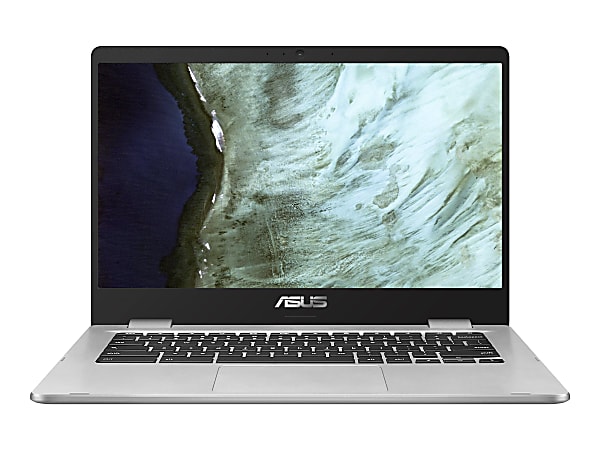 Asus Laptop C423 Laptop, 14" Screen, Intel® Celeron N3350, 4GB Memory, 32GB Flash Drive, Silver, Chrome OS