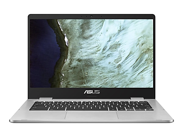 Asus Chromebook C423 C423NA-DH02 14" Chromebook - HD - 1366 x 768 - Intel Celeron N3350 Dual-core 1.10 GHz - 4 GB RAM - 32 GB Flash Memory - Black, Silver - Chrome OS - Intel HD Graphics 500 - 10 Hour Battery