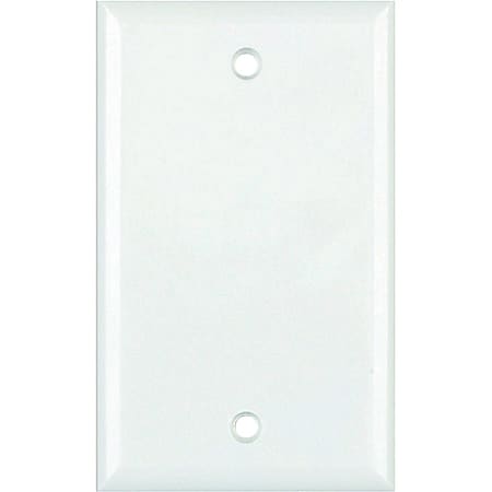 DataComm 21-0026 Standard Blank Wall Plate (White) - White