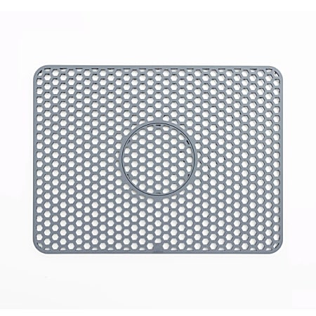 Better Houseware Silicone Sink Mat, Medium, Gray