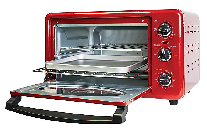 Toaster oven red 2025