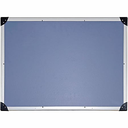 Lorell® Dry-Erase Cork Combo Board, 36" x 24", Aluminum Frame With Silver Finish