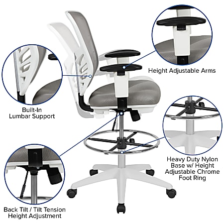 Flash furniture ergonomic drafting chair Clearance