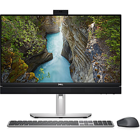 Dell™ OptiPlex 7410 Plus All-in-One Desktop PC, 23.8" Touchscreen, Intel® Core™ i5, 16 GB Memory, 256 GB Solid State Drive, Silver, Windows® 11 Pro