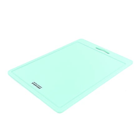 Martha Stewart Everyday Plastic Cutting Board, 18” x 13”, Blue