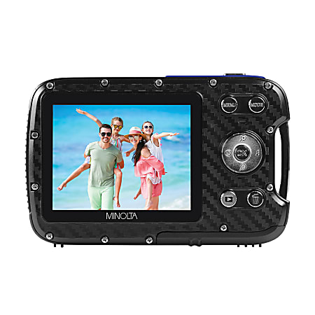 Minolta Waterproof MN30WP 21 Megapixel1080p Digital Zoom Camera