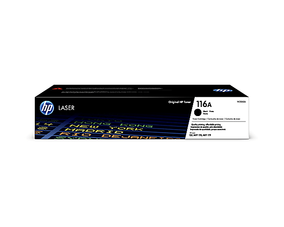 HP 116A Black Toner Cartridge, W2060A