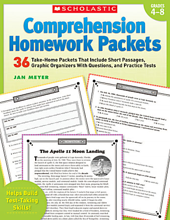 Scholastic Reading Comprehension Homework Packets