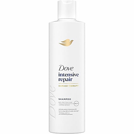 Dove Intensive Repair Hair Shampoo - For Curly Hair - 12 fl oz (354.9 mL) - Bottle Dispenser - Hair - White - 1 Each