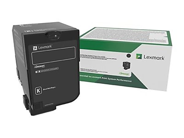 Lexmark Original High Yield Laser Toner Cartridge - Black - 1 Each - 25000 Pages