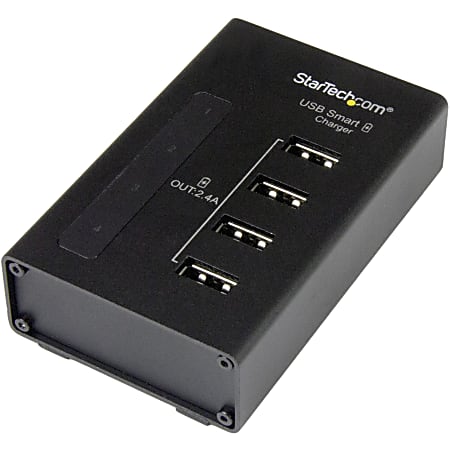 StarTech.com 4-Port Charging Station for USB Devices -