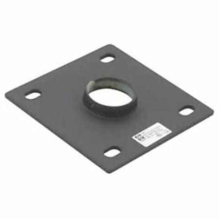 Sanus Ceiling Plate Adapter for Ceiling Mounts - 6x6" - Black - 500 lb - Black