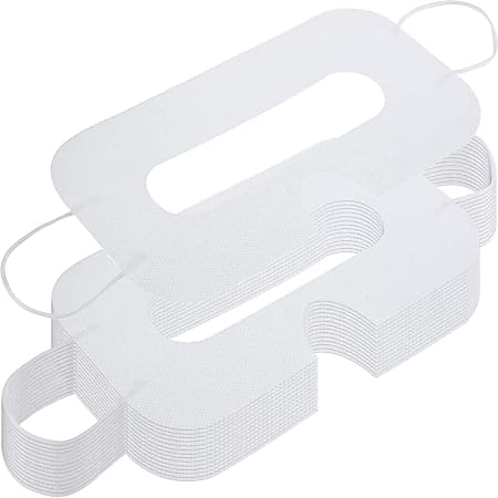 CODi Universal Disposable VS Mask for Occulus - Recommended for: VR Headset - Non-woven Polypropylene - White - Disposable, Skin-friendly - 100 Pack