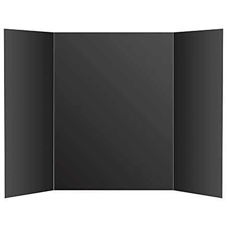 Office Depot Brand Tri Fold Foam Display Board 36 x 48 Black - Office Depot