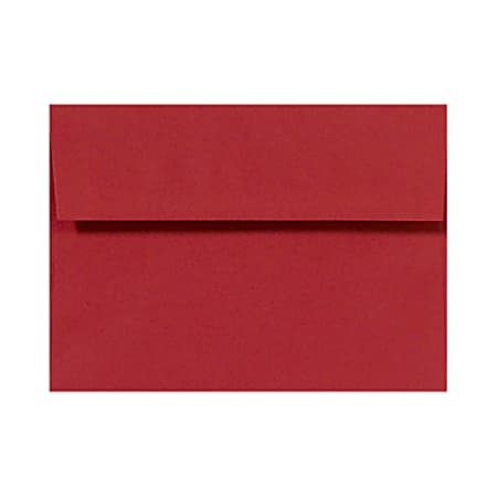 LUX Invitation Envelopes, A6, Peel & Press Closure, Ruby Red, Pack Of 500