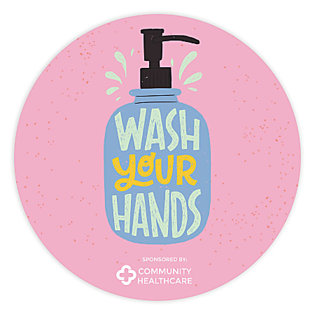 Custom Outdoor Weatherproof Full-Color Labels, 5", Box Of 125 Labels