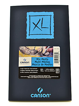 Canson XL Mix Media Journal, 5 1/4" x 8 1/4", 48 Sheets