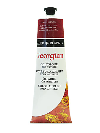 Daler-Rowney Georgian Oil Colors, 7.5 Oz, Crimson Alizarin