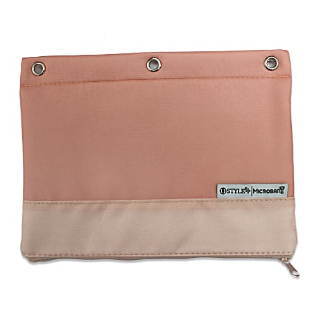 U Style 3 Ring Pencil Pouch With Microban Antimicrobial Protection