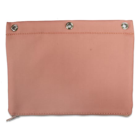 3-Ring Binder Pencil Pouch with Window - 4 Pastel Colors —