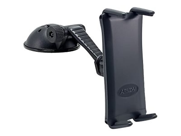 ARKON Mounts SM678 Slim-Grip Ultra Flat-Surface Removable Sticky Suction Mount, 8"H x 2"W x 7"D, Black