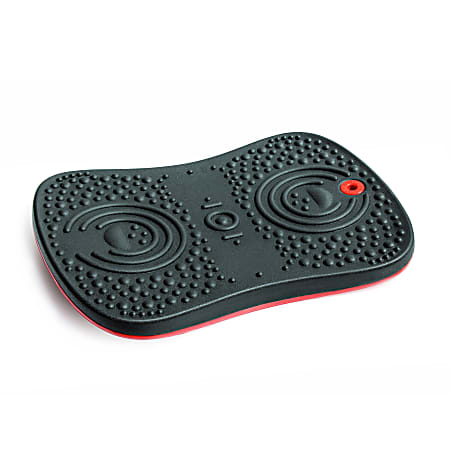 Floortex® AFS-TEX® Active Anti-Microbial Exercise Wobble Balance Board, 20" x 14", Black