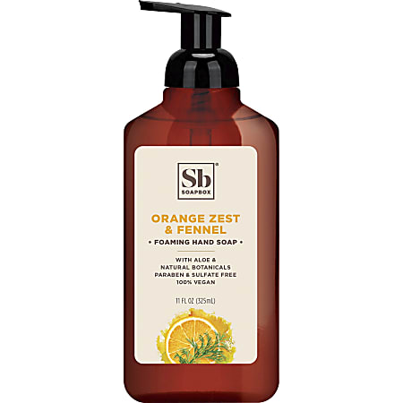 Soapbox SBX77161 Foaming Hand Soap Orange Scent