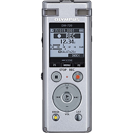 【正規取扱店】 Recorder Voice Digital 4GB 720 DM Olympus Silver Depot Office - その他