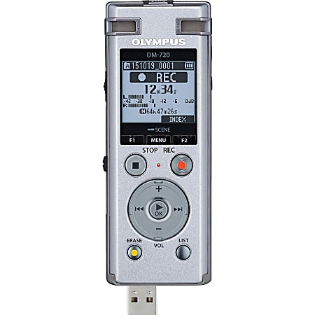 ★日本の職人技★ 4GB 720 DM Olympus Digital Depot Office - Silver Recorder Voice その他