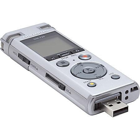 上品なブランド Olympus DM Depot Office - Silver Recorder Voice Digital 4GB 720 その他
