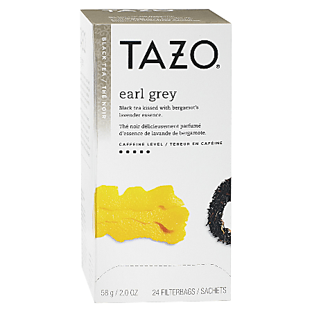 Tazo® Earl Grey Black Tea, 1.6 Oz, Box Of 24