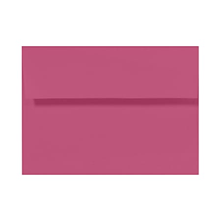 LUX Invitation Envelopes, A7, Peel & Stick Closure, Magenta, Pack Of 500