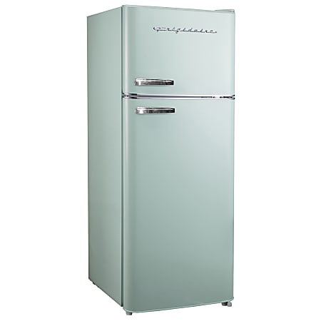 Frigidaire&reg; 7.5-Cu. Ft. 2-Door Retro Mini Fridge with Top Freezer, Mint, EFR753-MINT
