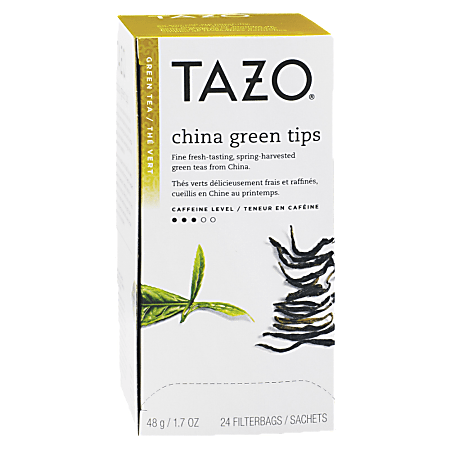 Tazo® China Green Tips Tea Bags, Carton Of 24