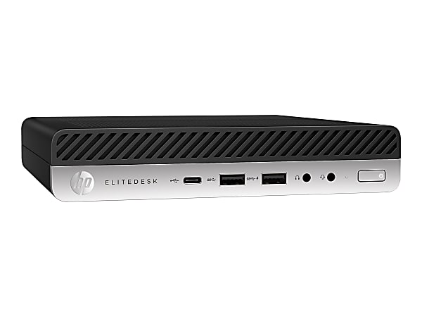 HP EliteDesk 705 G5 Desktop Computer - AMD Athlon PRO 300GE 3.40 GHz - 8 GB RAM DDR4 SDRAM - 256 GB SSD - Desktop Mini - Windows 10 Pro 64-bit - AMD Radeon Vega 3 Graphics - English Keyboard - 65 W