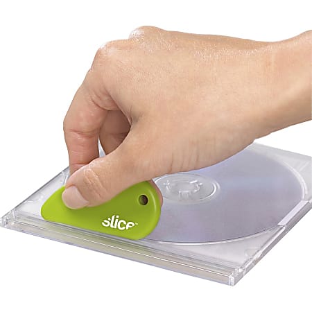 Slice™ Mini Safety Cutter With Ceramic Blade, 1-1/4 x 2-7/16, Green