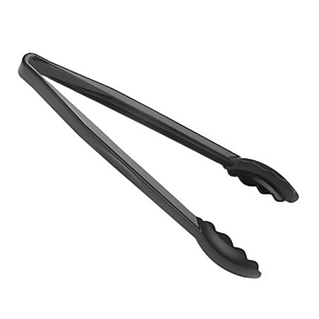 Cambro Camwear® Lugano® Tongs, 12", Black