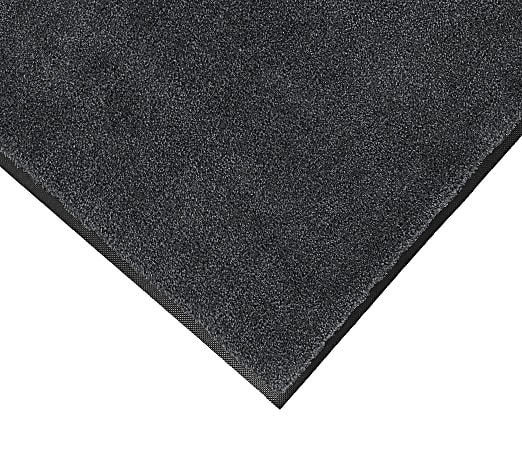 M+A Matting Classic Plush™ Mat, Midnight Grey, 3' x 5', Cleats Plus backing