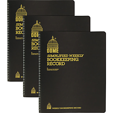 Dome Bookkeeping Record Book - 128 Sheet(s) -
