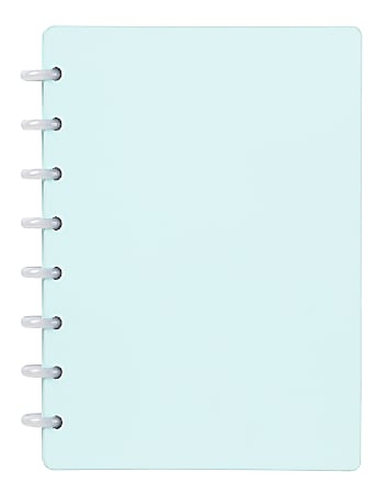 TUL® Discbound Notebook, Junior Size, Soft Touch Cover, Mint