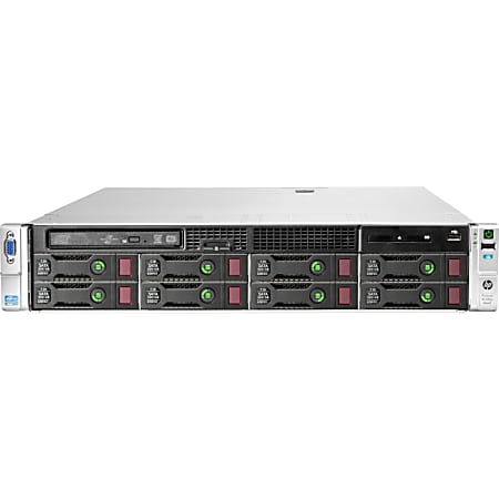 HP ProLiant DL380p G8 2U Rack Server - 2 x Intel Xeon E5-2665 Octa-core (8 Core) 2.40 GHz - 32 GB Installed DDR3 SDRAM - Serial Attached SCSI (SAS) Controller - 0, 1, 5, 10, 50 RAID Levels - 2 x 750 W