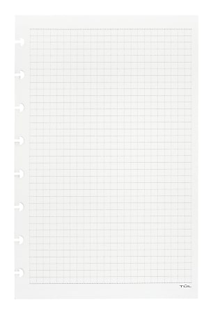 TUL® Discbound Refill Pages, Junior Size, Graph Ruled,